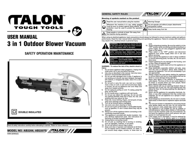 Talon Tools AB2206 Manual de usuario