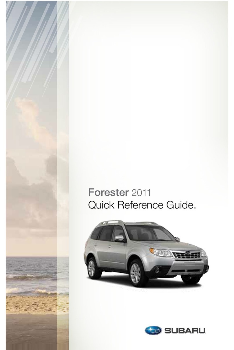 Subaru 2011 Forester Manual de usuario