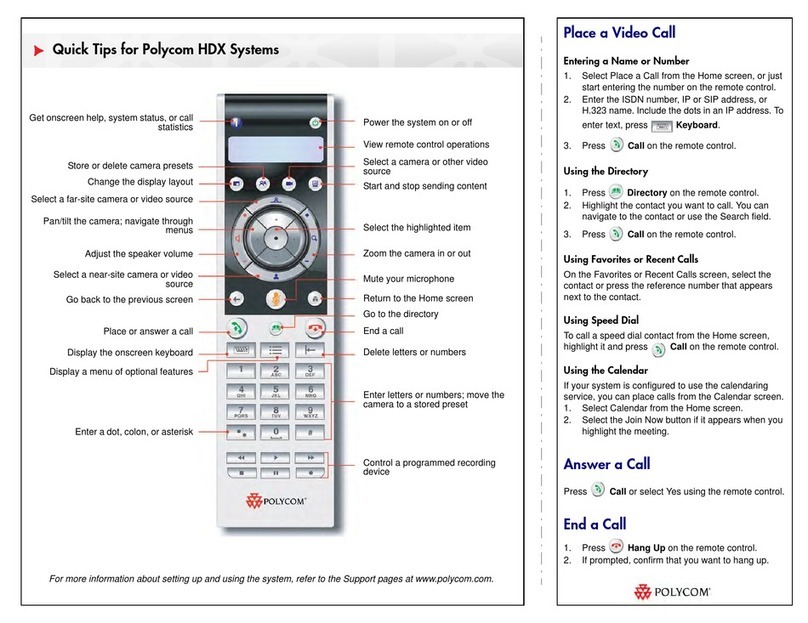 Polycom HDX Series Instrucciones de montaje