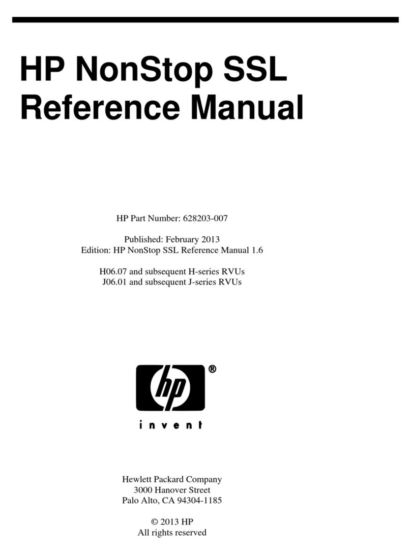 HP NonStop SSL Manual de usuario