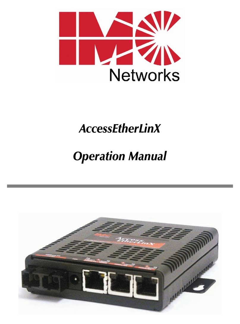 IMC Networks AccessEtherLinX Manual de usuario