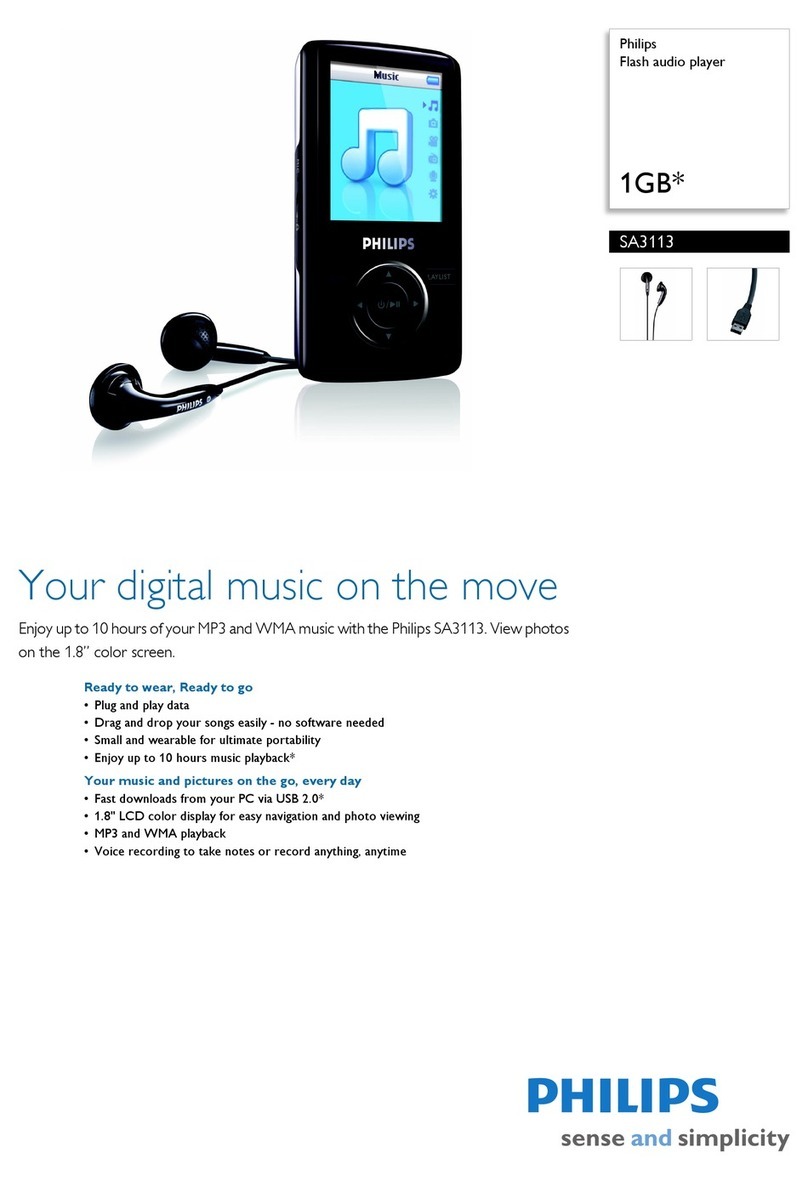 Philips SA3113/02 Manual de usuario