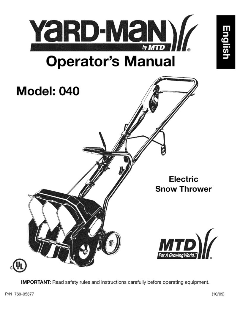 Yard-Man 40 Manual de usuario