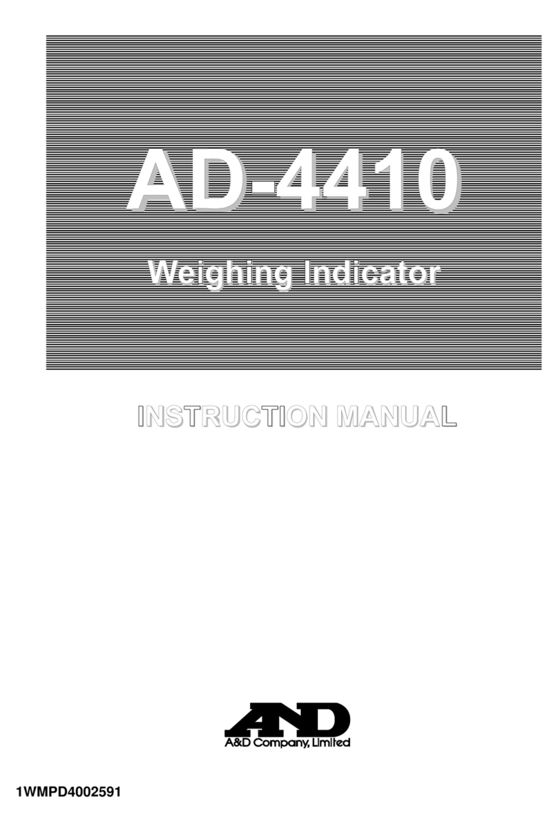 A&D AD-4410 Manual de usuario