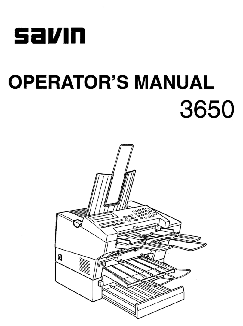 Savin 3650 Manual de usuario