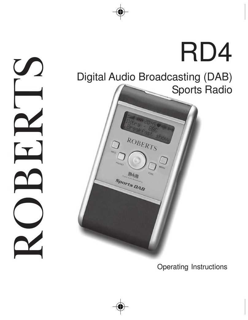 Roberts RD4 Manual de usuario
