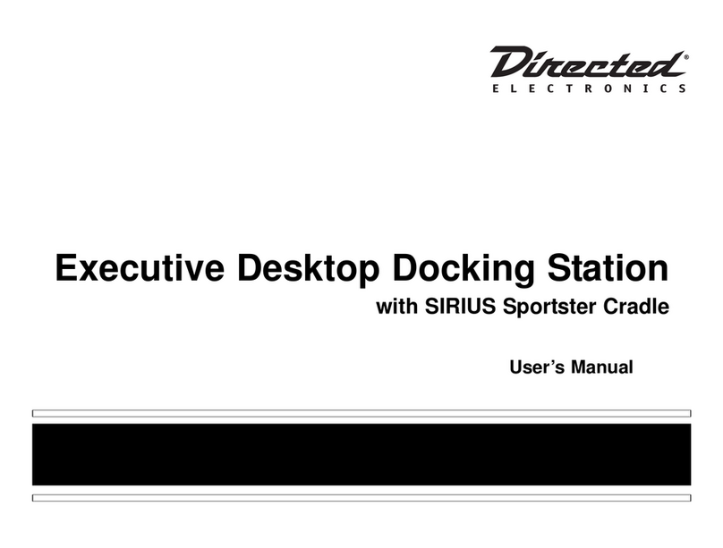 Directed Electronics Executive Desktop Docking Station Manual de usuario