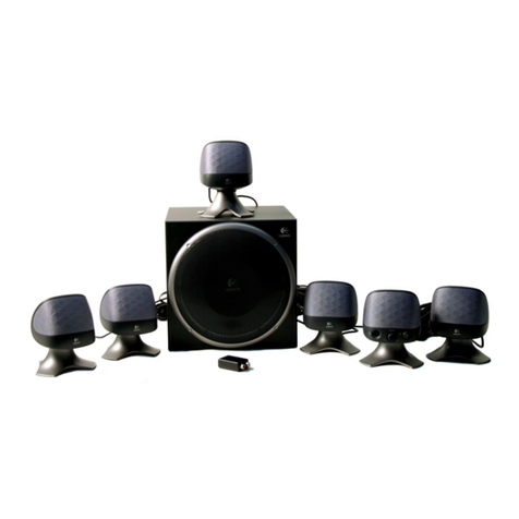 Logitech X-620 Instrucciones de funcionamiento y seguridad Logitech X-620 Instrucciones de funcionamiento y seguridad