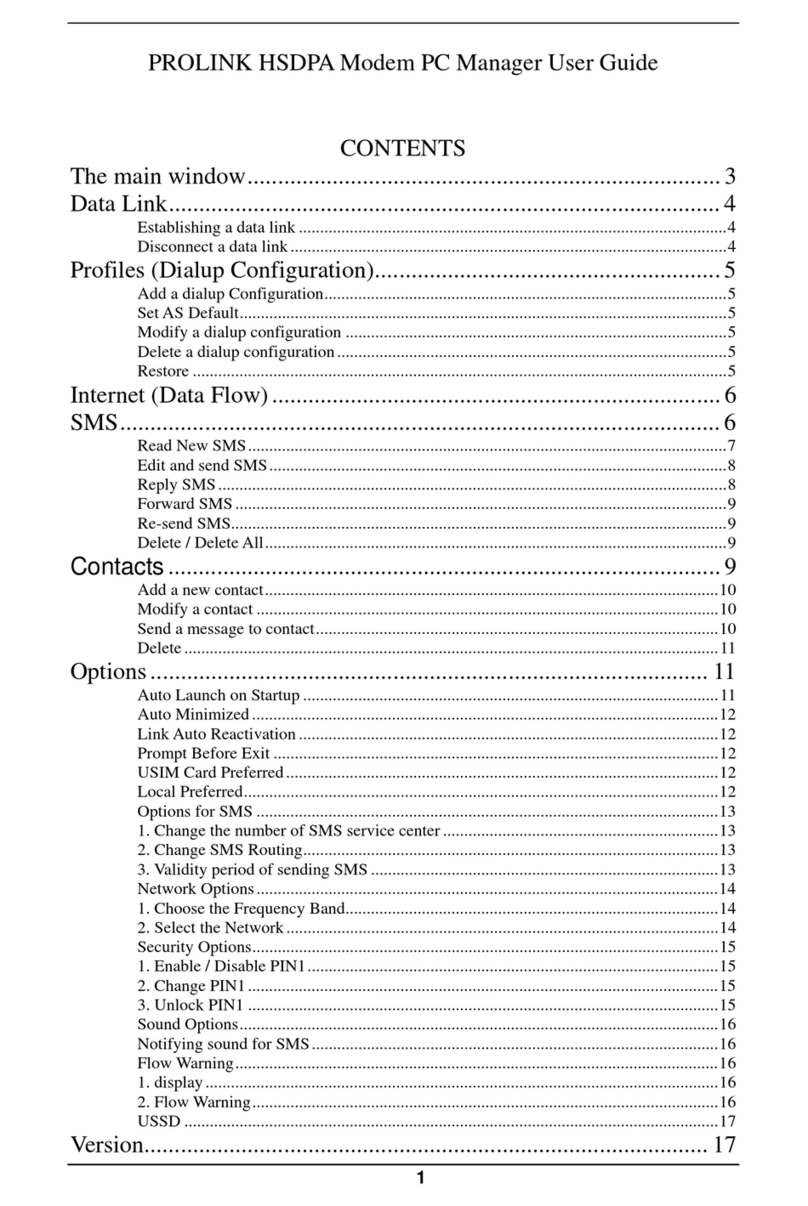 PROLiNK HSDPA Manual de usuario
