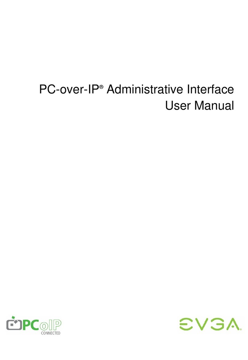 EVGA PC-over-IP Administrative Interface Manual de usuario