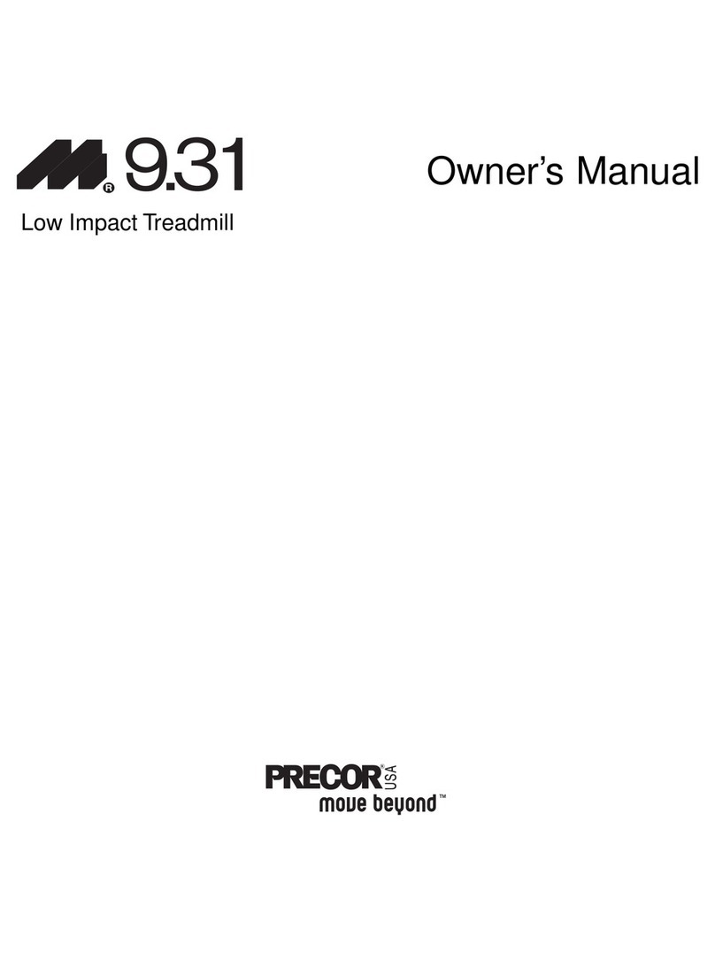 Precor 9.31 Manual de usuario