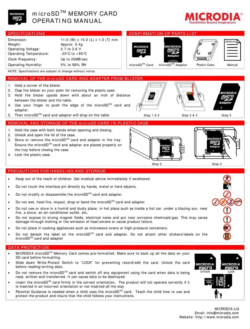 Microdia microSD Manual de usuario