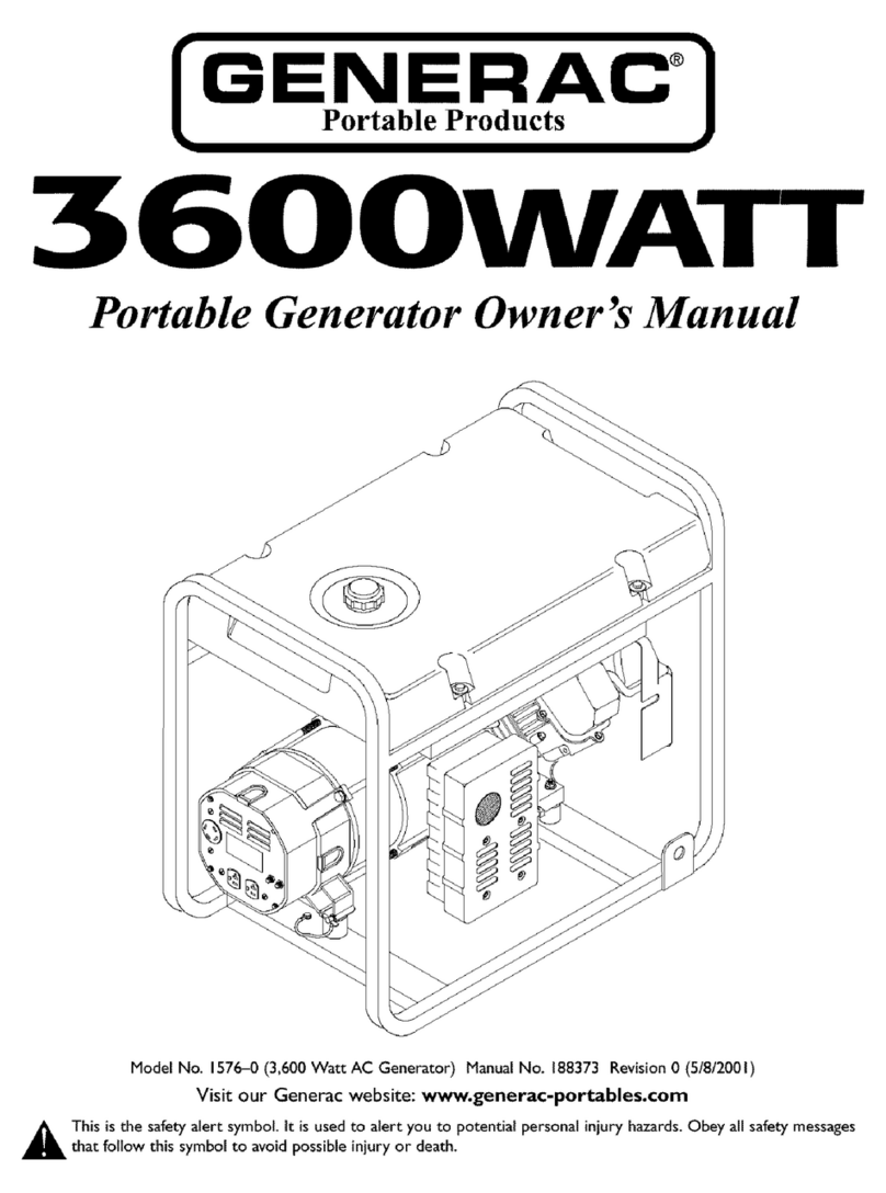 Generac Portable Products 1576-0 Manual de usuario