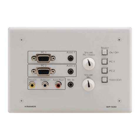 Kramer WP-500 Manual de usuario