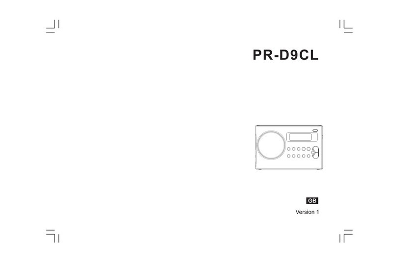 Sangean PR-D9CL Manual de usuario