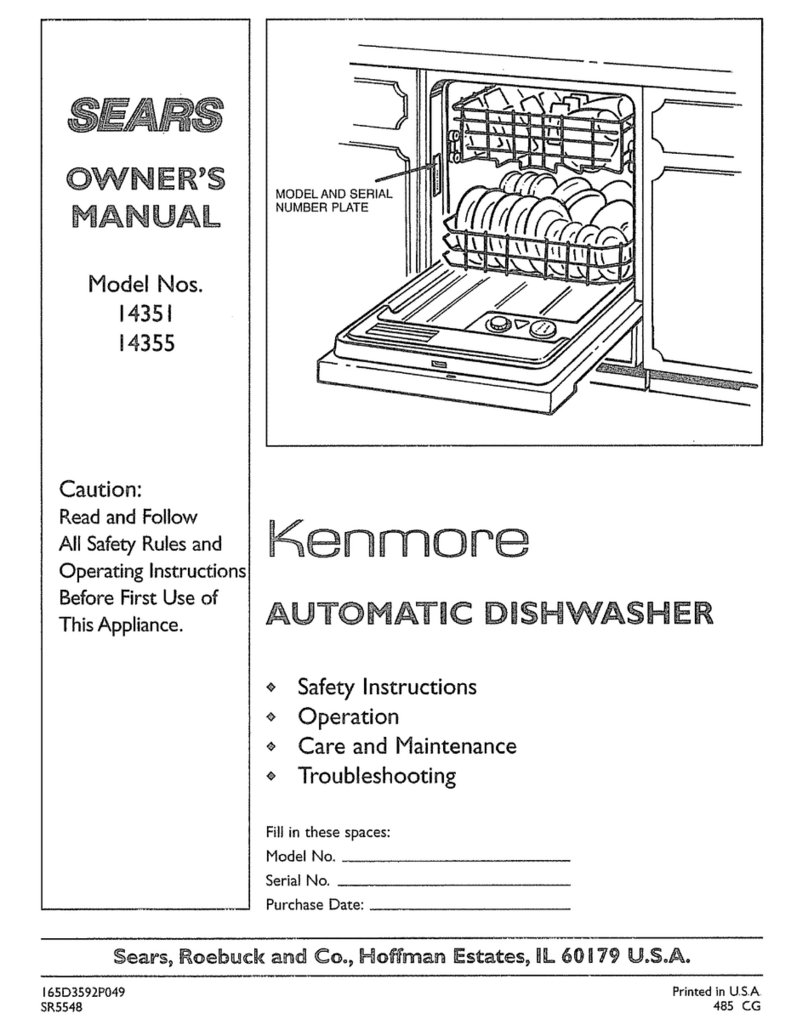 Kenmore 14355 Manual de usuario