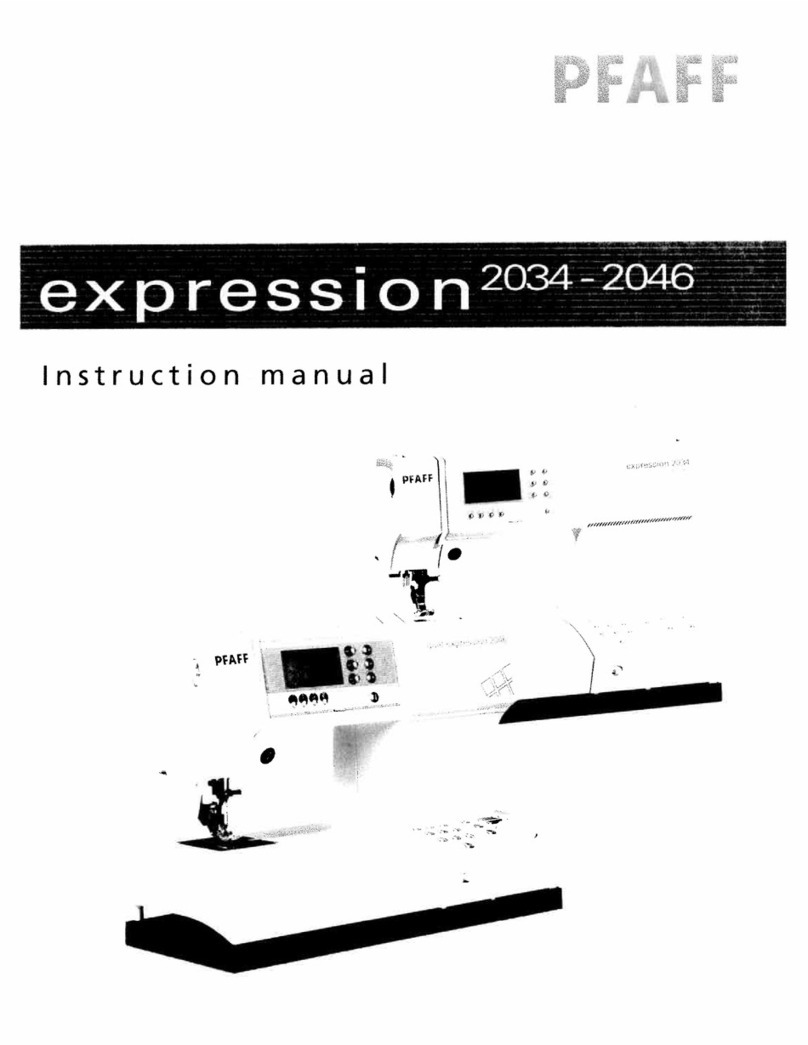 Pfaff expression 2034 Manual de usuario