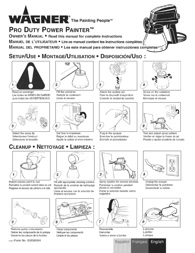 WAGNER PRO DUTY POWER PAINTER Manual de usuario