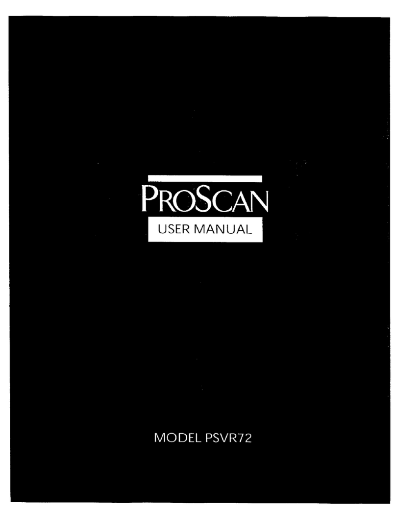 ProScan PSVR72 Manual de usuario