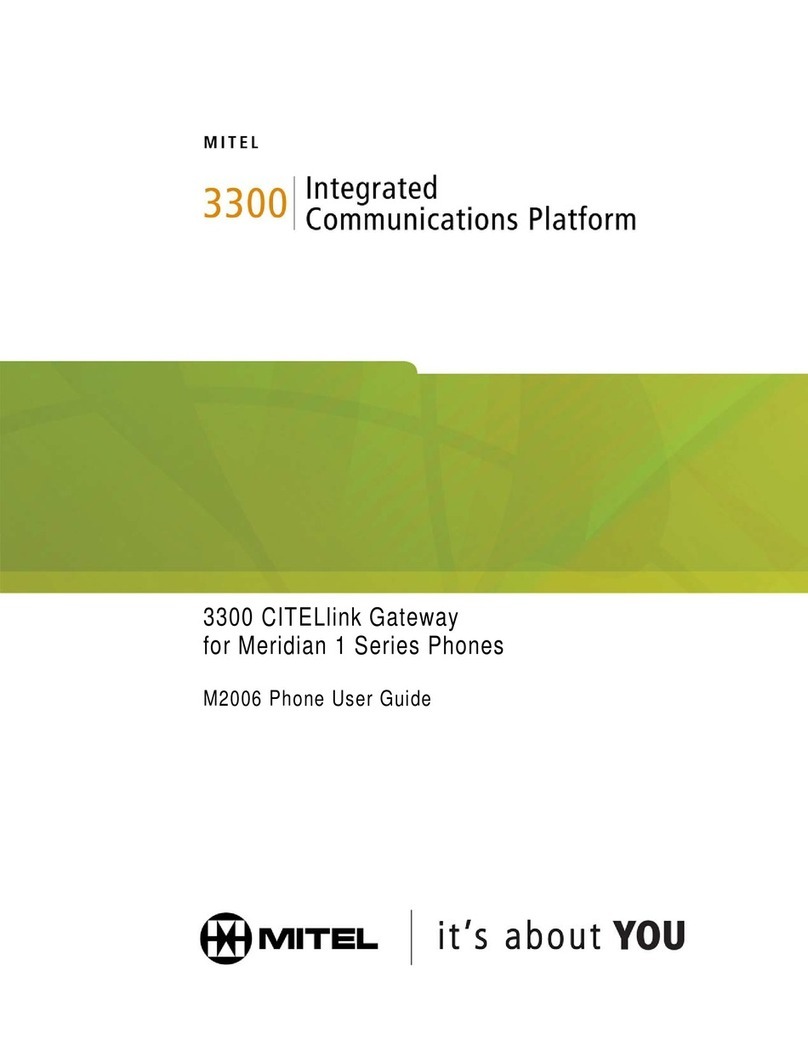 Mitel M2006 Manual de usuario