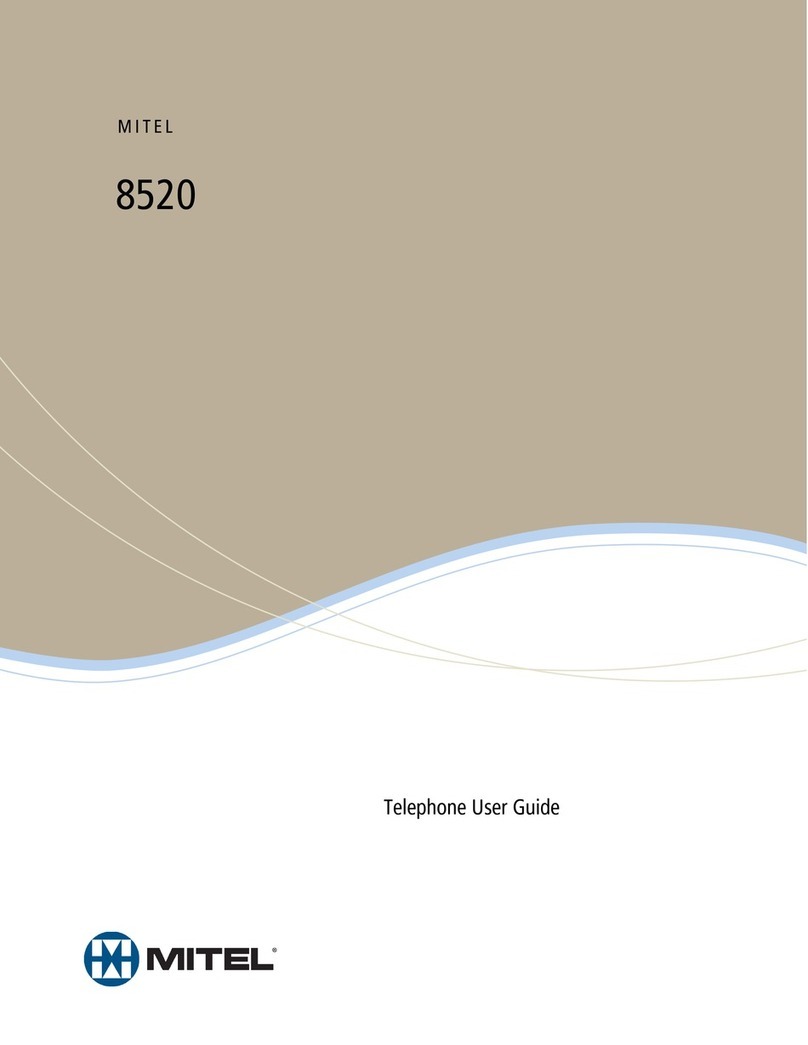 Mitel 8520 Manual de usuario