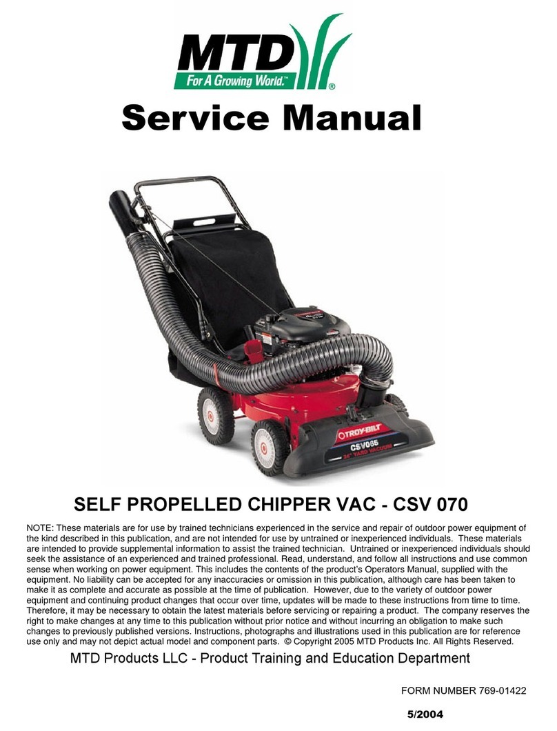 MTD CSV 070 Manual de usuario