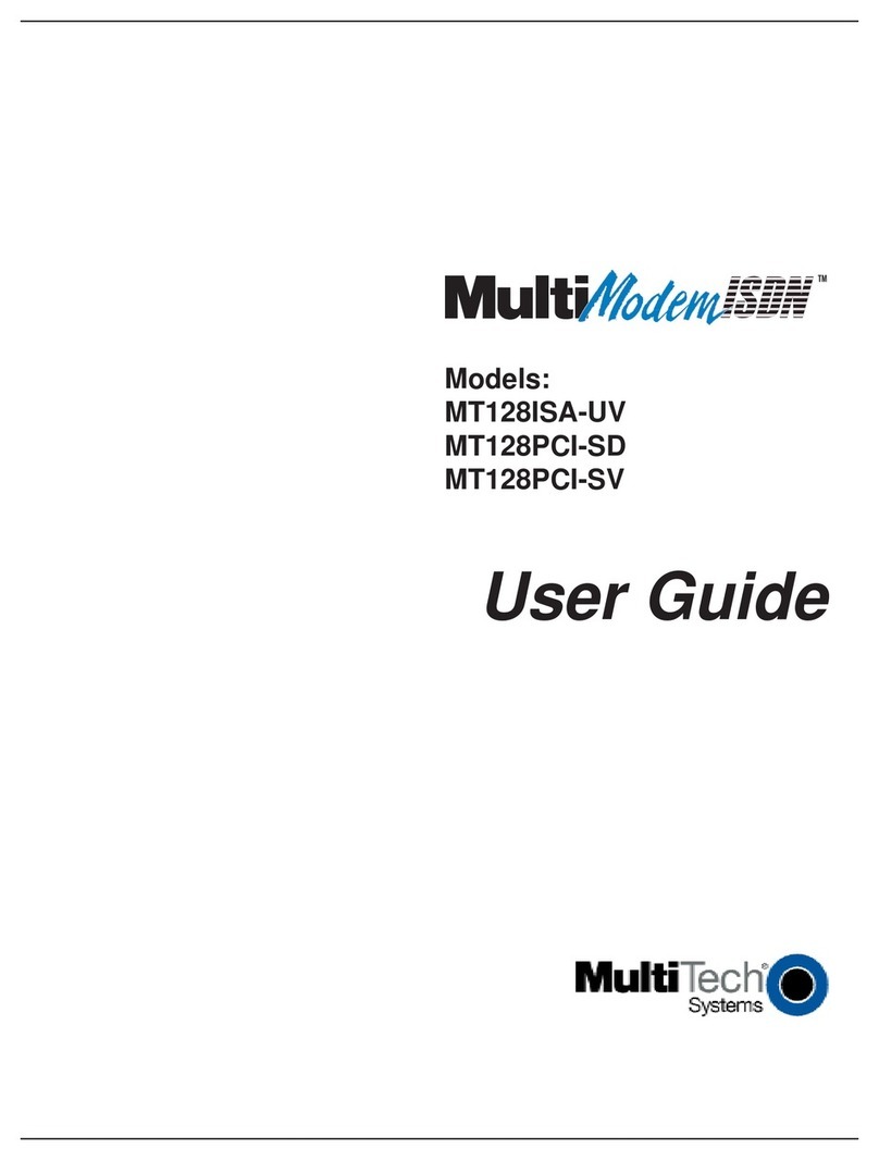 Multitech IWAY MT128ISA-UV Manual de usuario