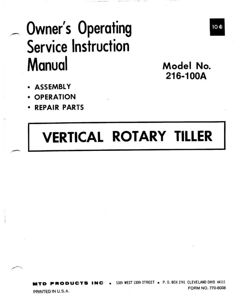 MTD 216-100A Manual