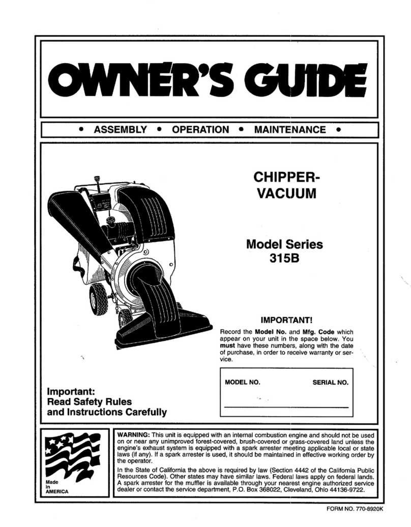 MTD 315B Manual de usuario