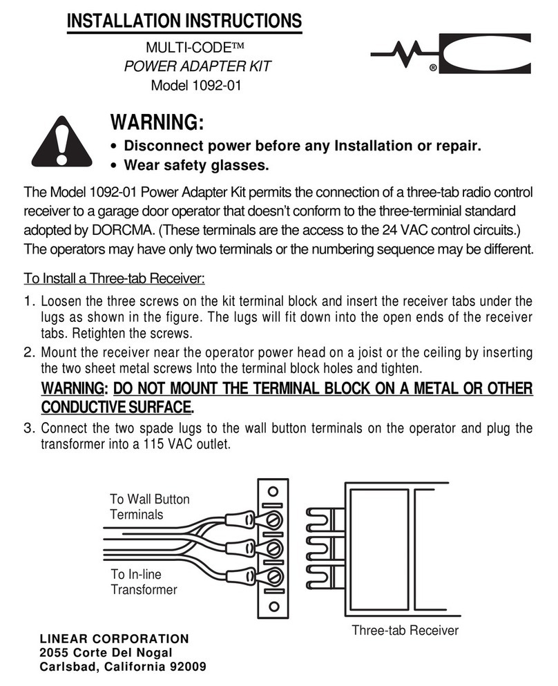 Multi-code 1092-01 Manual de usuario