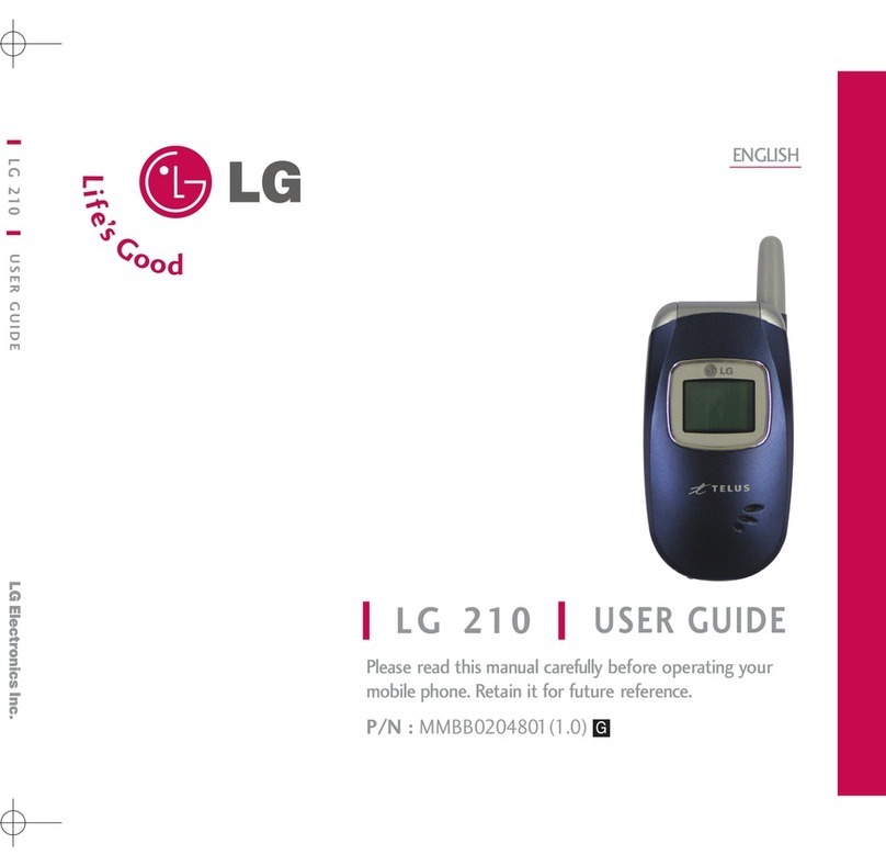 LG 210 Manual de usuario