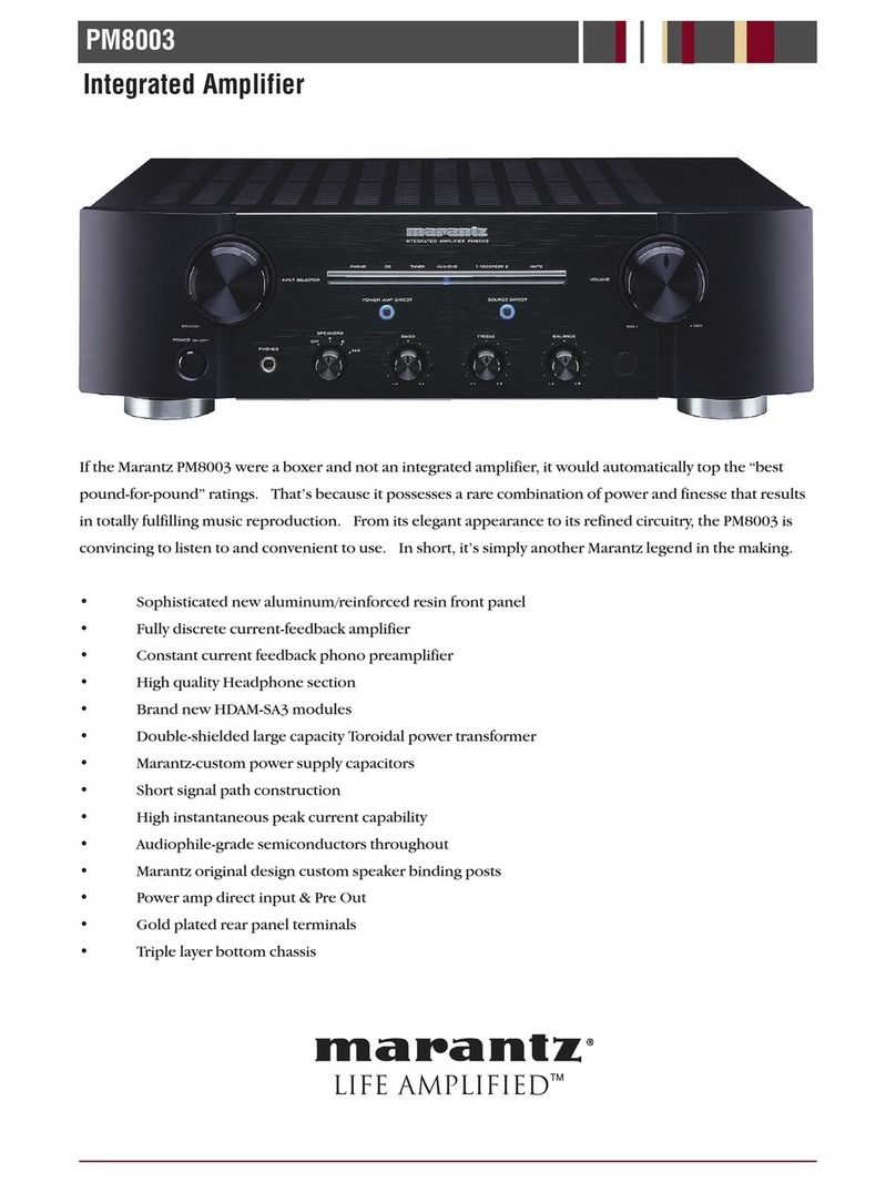 Marantz PM8003 Manual de usuario