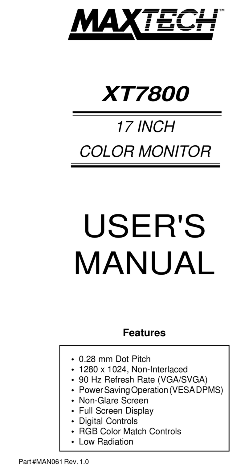 MaxTech XT7800 Manual de usuario