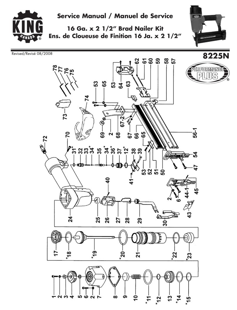 King Canada 8225N Manual de usuario King Canada 8225N Manual de usuario
