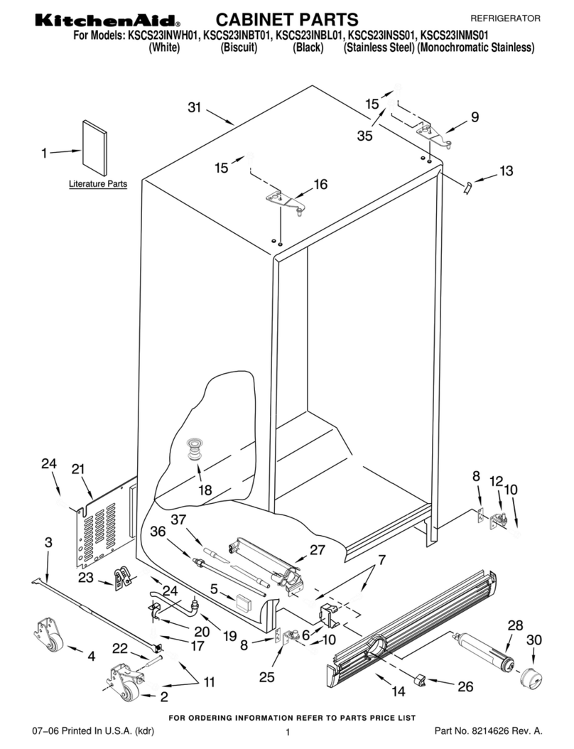 KitchenAid KSCS23INBL01 Manual de usuario KitchenAid KSCS23INBL01 Manual de usuario