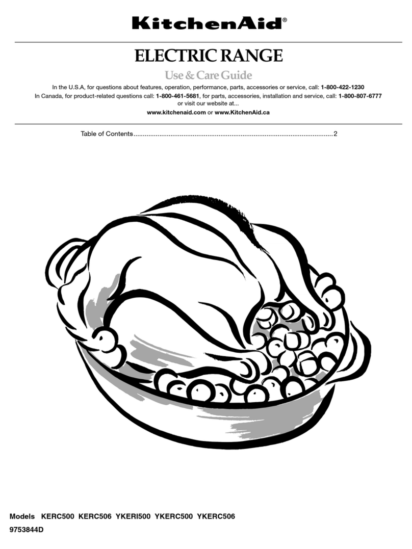 KitchenAid KERC506 Manual de usuario