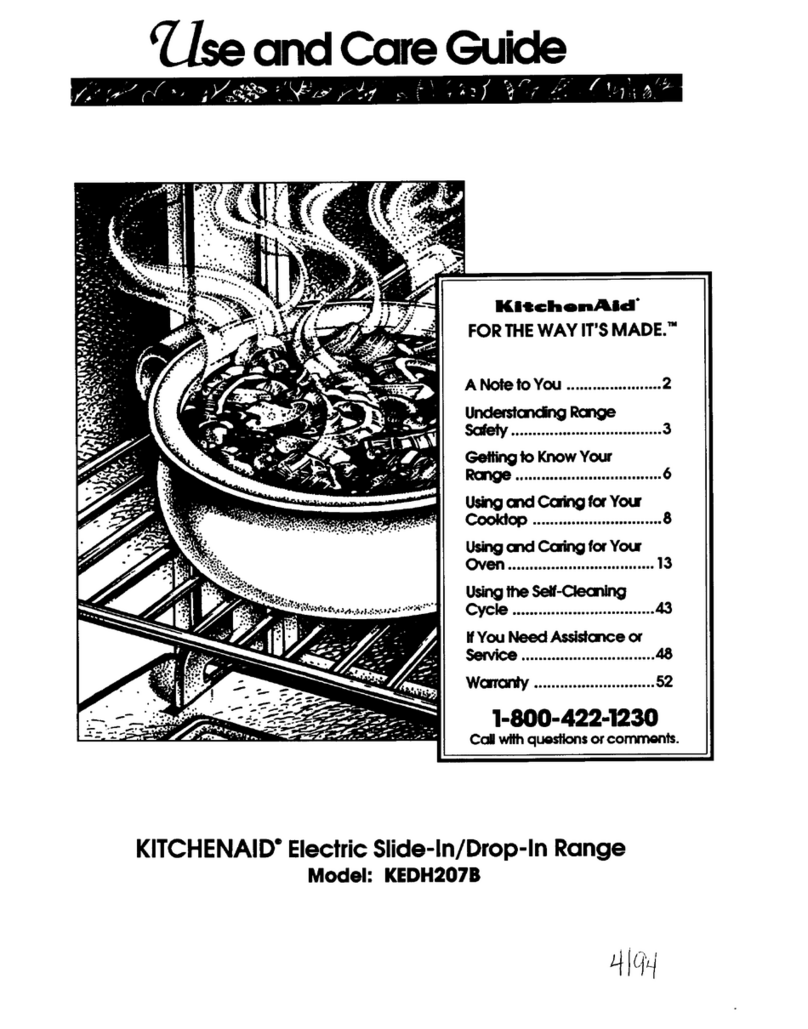 KitchenAid KEDH207B Manual de usuario