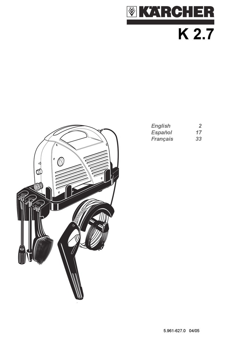 Kärcher K 2.7 Manual de usuario Kärcher K 2.7 Manual de usuario
