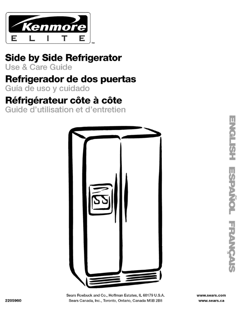 Kenmore SEARS 2205960 Manual de usuario
