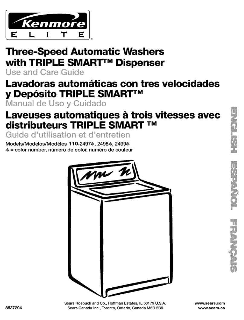 Kenmore 110.24975 Manual de usuario
