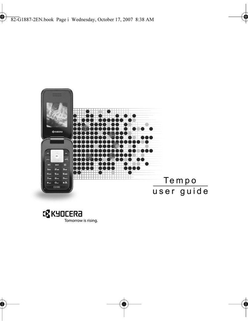 Kyocera Tempo E2000 Manual de usuario
