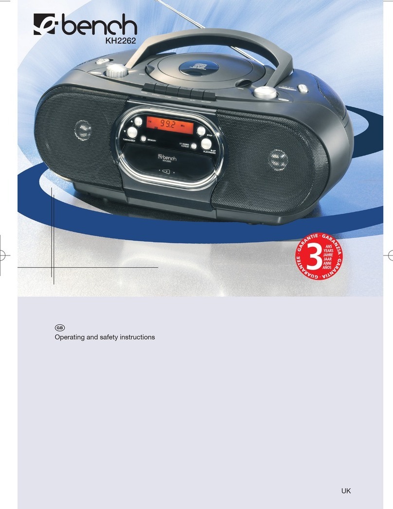 E-Bench KH 2262 Guía rápida