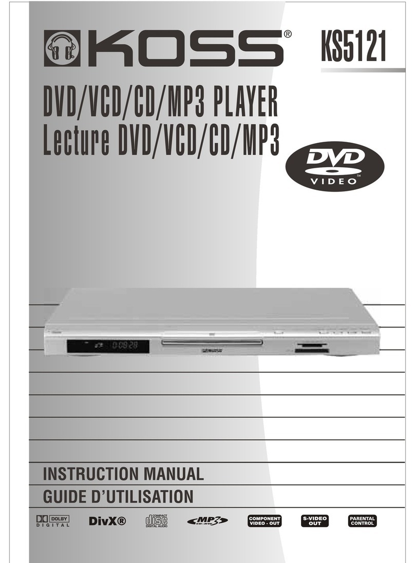 Koss KS5121 Manual de usuario