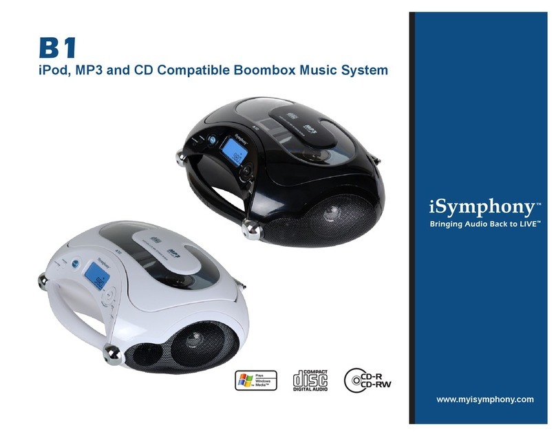 iSymphony B1 Manual de usuario