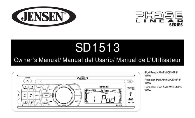 Phase Linear Phase Linear SD1513 Manual de usuario Phase Linear Phase Linear SD1513 Manual de usuario