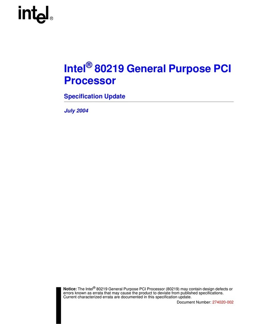 Intel 80219 Manual técnico