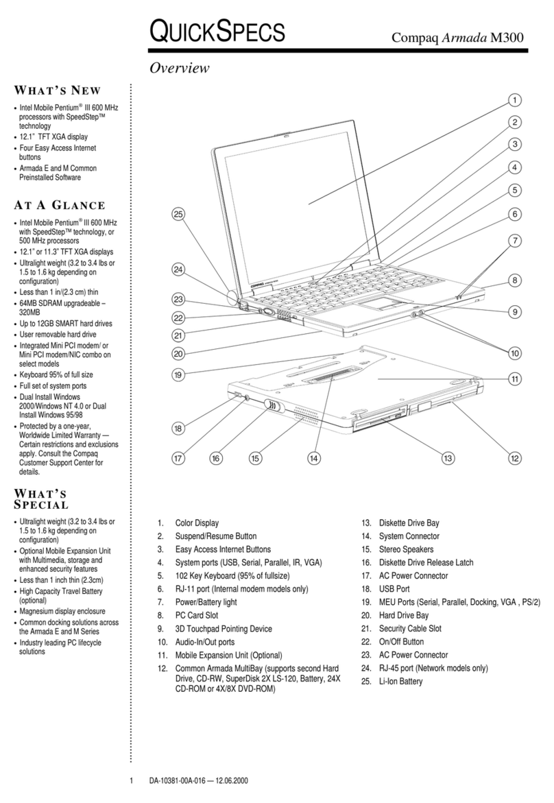 Compaq Armada M300 Series Instrucciones de uso