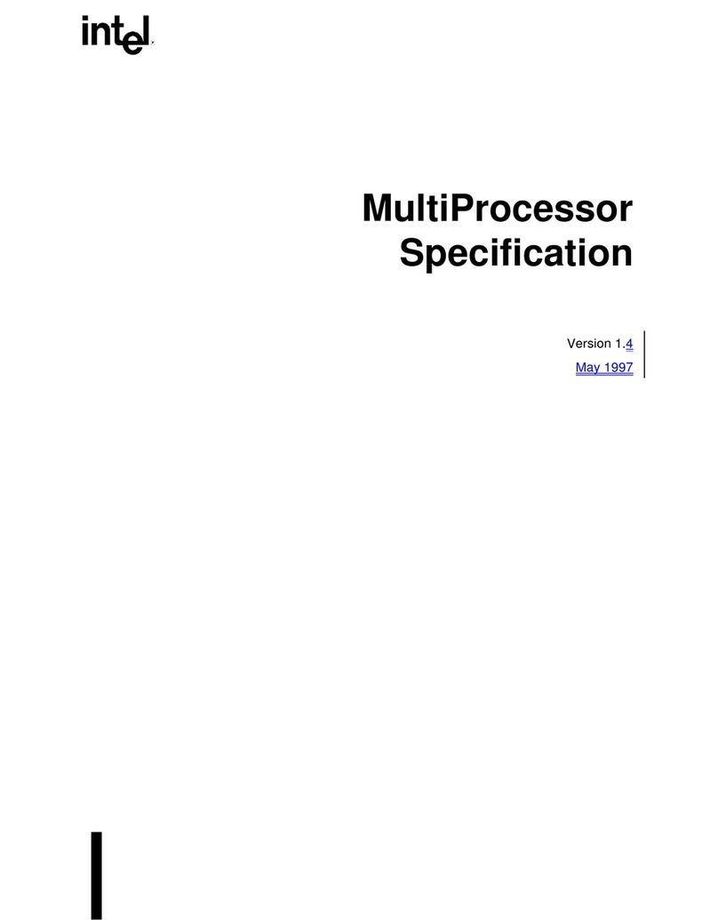 Intel MultiProcessor Manual de usuario