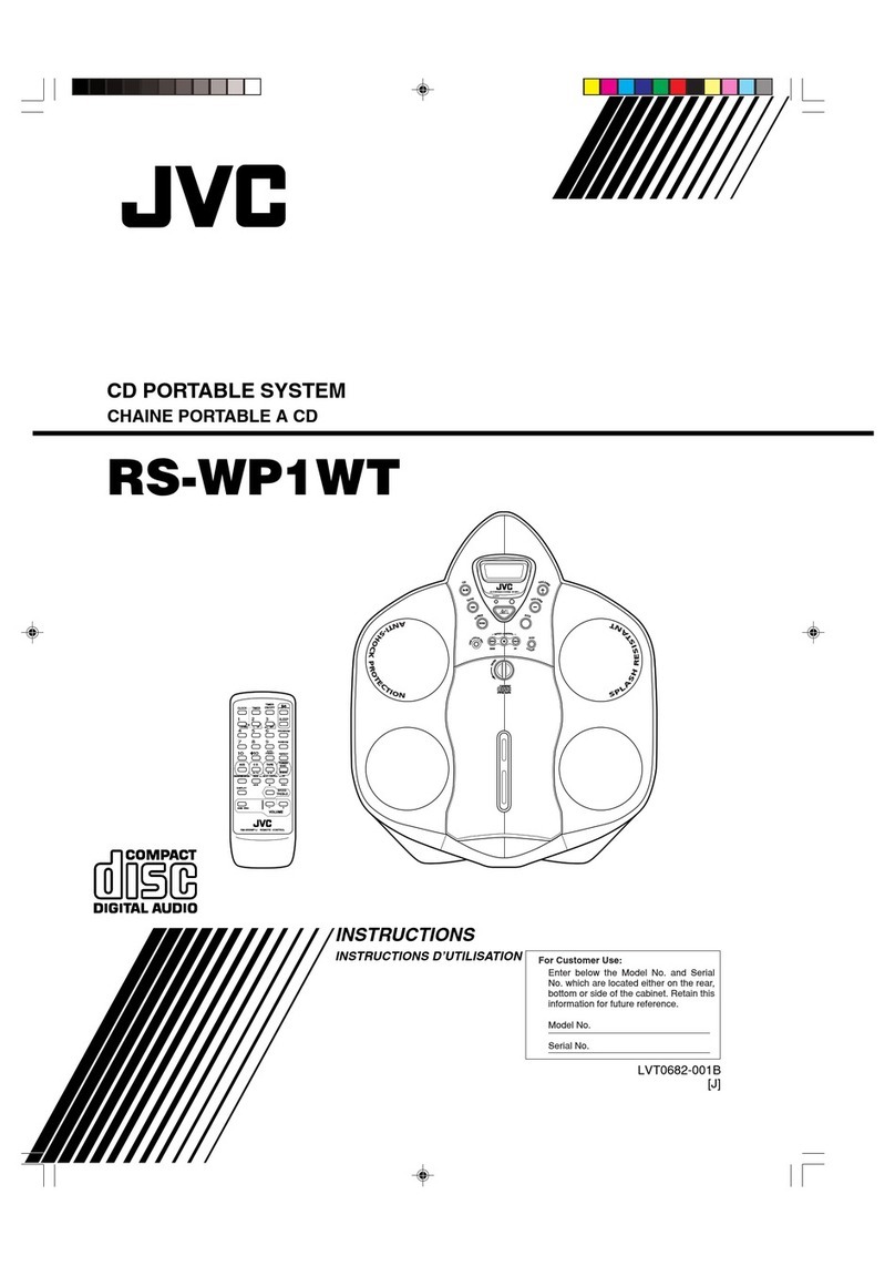 JVC RS-WP1WT Manual de usuario