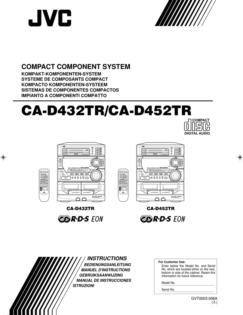 JVC CA-D452TR Manual de usuario